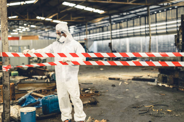 Professional Biohazard technician working in Washington, WA
